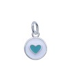 Mini Heart Shaped Silver Charms CH-319-B